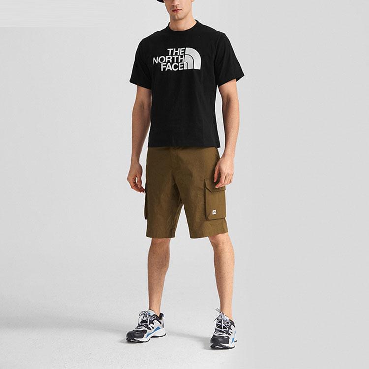 THE NORTH FACE T Shirts Men's Black Crew Neck Moderate Straight Fit NF0A4QQ7-JK3