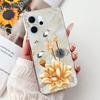 Чехол для телефона OPPO Reno14 F 5G Capa Мягкий силикон Новый цветочный Защитная задняя крышка Для Oppo Reno 14F 14 F CPH2743 Fundas Coque