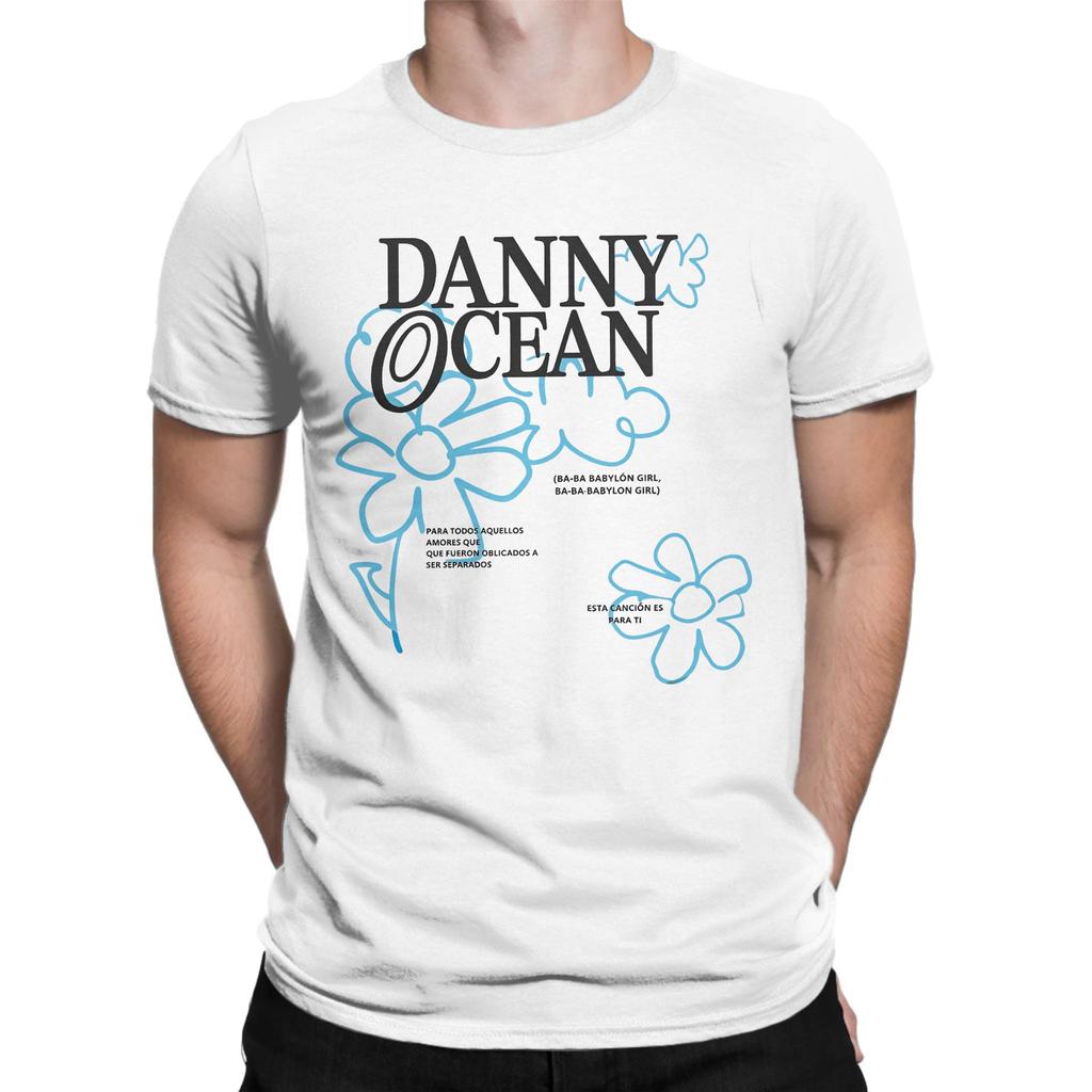 Rapper Danny Ocean Album TShirts Men Casual 100 Cotton Tees Round Neck Short Sleeve T Shirts 4XL 5XL 6XL Clothes