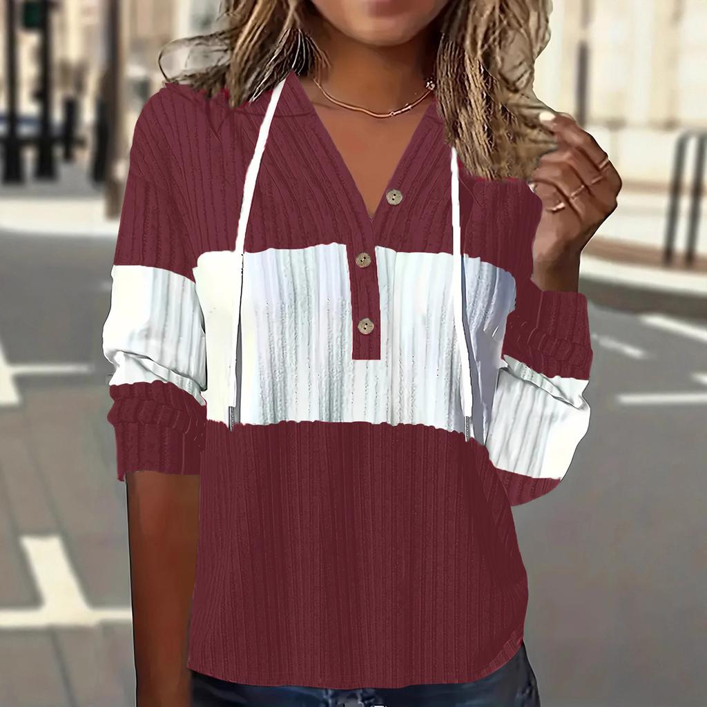 Womens Sweaters Fashion Hoodies Long Sleeve Tops Casual Sweatshirts Fall Pullover