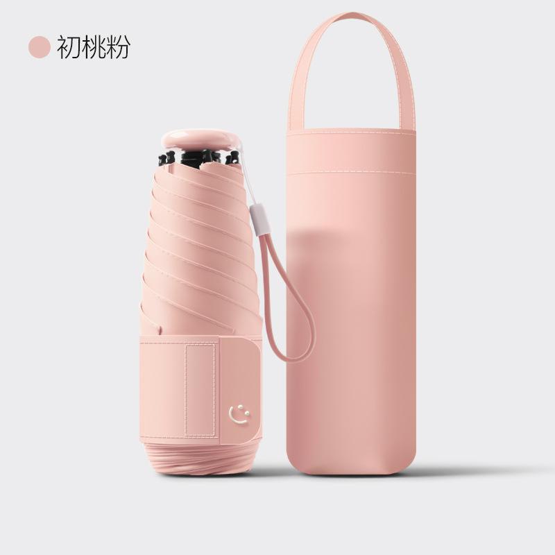 Original and Simple White Umbrella Sun Umbrella Lightweight and Small Sunshade 50% Off Capsules Sun Umbrella Sunscreen Umbrella UV Protection