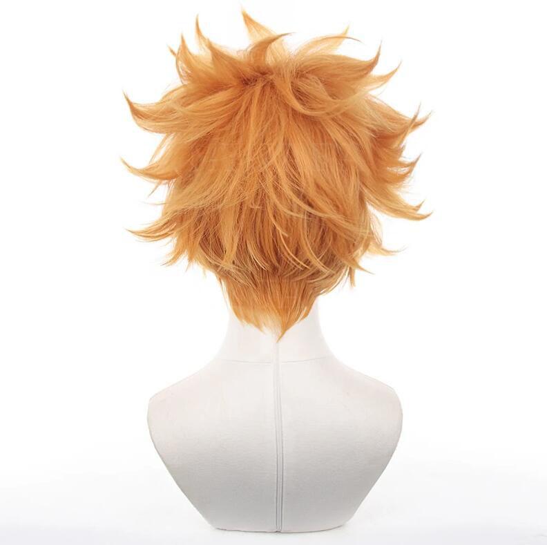 Аниме Blue Lock Hero Kunigami Rensuke парик для косплея 30 см короткие желтые оранжевые термостойкие волосы Team Z No.9 парики + шапочка для парика