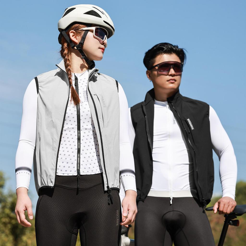 Wosawe Men Women Unisex Spring Summer Light Breathable Mountaineering Windproof Camping Fishing Cycling Vests