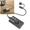 USB Sound Card External Stereo Sound Card with Volume Control USB to 3.5mm   Sound Adapter for PC Laptop Desktop Headset