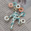 Blucome Alloy Enamel Pins Vintage Circus Clown Replica Brooch for Woman Man Suit Scarf Christmas Gifts
