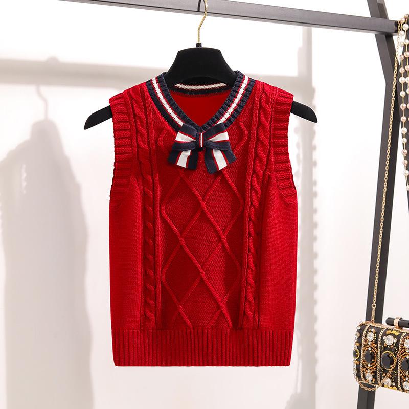 Унисекс вязаный школьный жилет: Теплая школьная форма для весны и осени