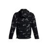 Under Armour Толстовка с капюшоном из микрофлиса с камуфляжным принтом, карманом на молнии с длинным рукавом, мужские толстовки с капюшоном, черная 1378982-001