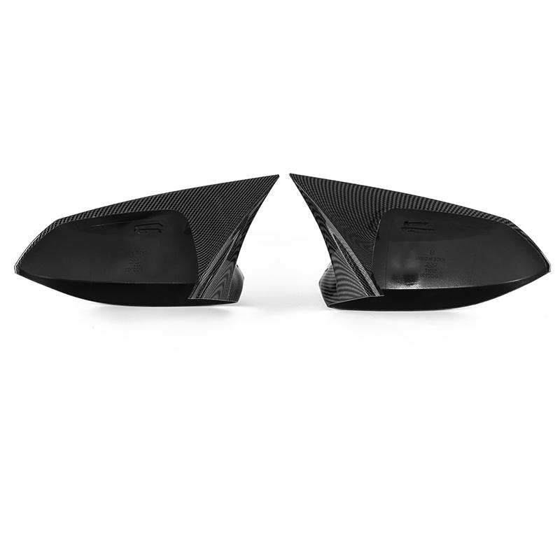 Рифмированный чехол для зеркала заднего вида, крышка из АБС-пластика, карбоновый корпус, волокно, ремонтная сторона для Toyota Corolla, седан, хэтчбек