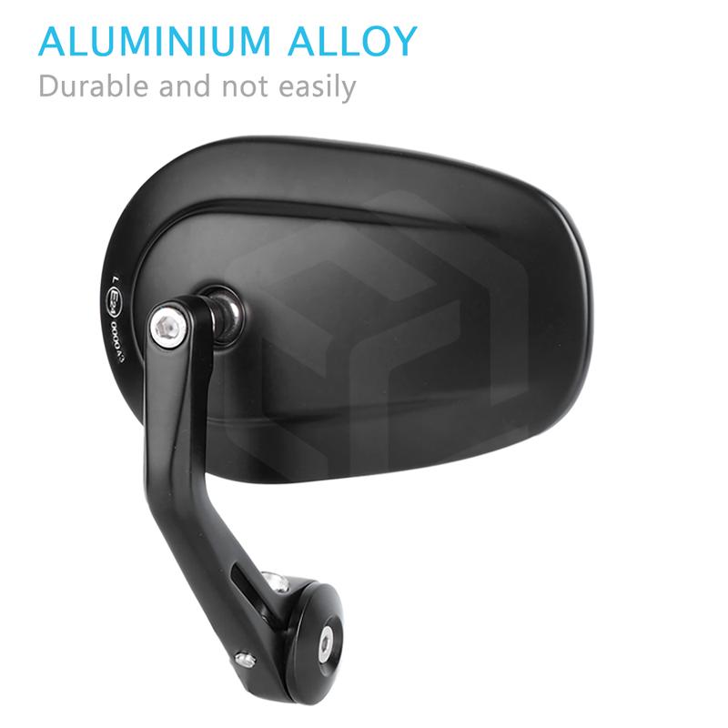 Motorcycle Bar End Mirror for Triumph Bobber / Bonneville T120 / T100 / Trident 660 / Speed Twin 900 /1200 Retro Rearview Mirror