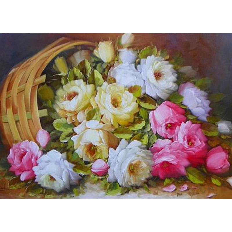 5d алмазная живопись цветок вышивка крестиком рукоделие DIY мозаика вышивка полная круглая дрель украшение со стразами домашнее настенное искусство