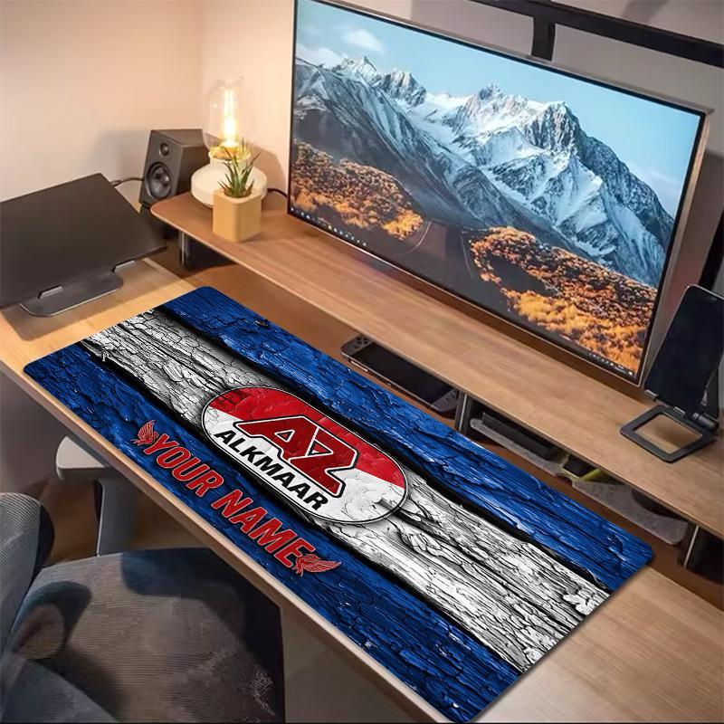 AZ Alkmaar Print Cushion Non-slip Laptop Tablet Big Mousepad XXL Mat Mini PC Playmat With Lock edge