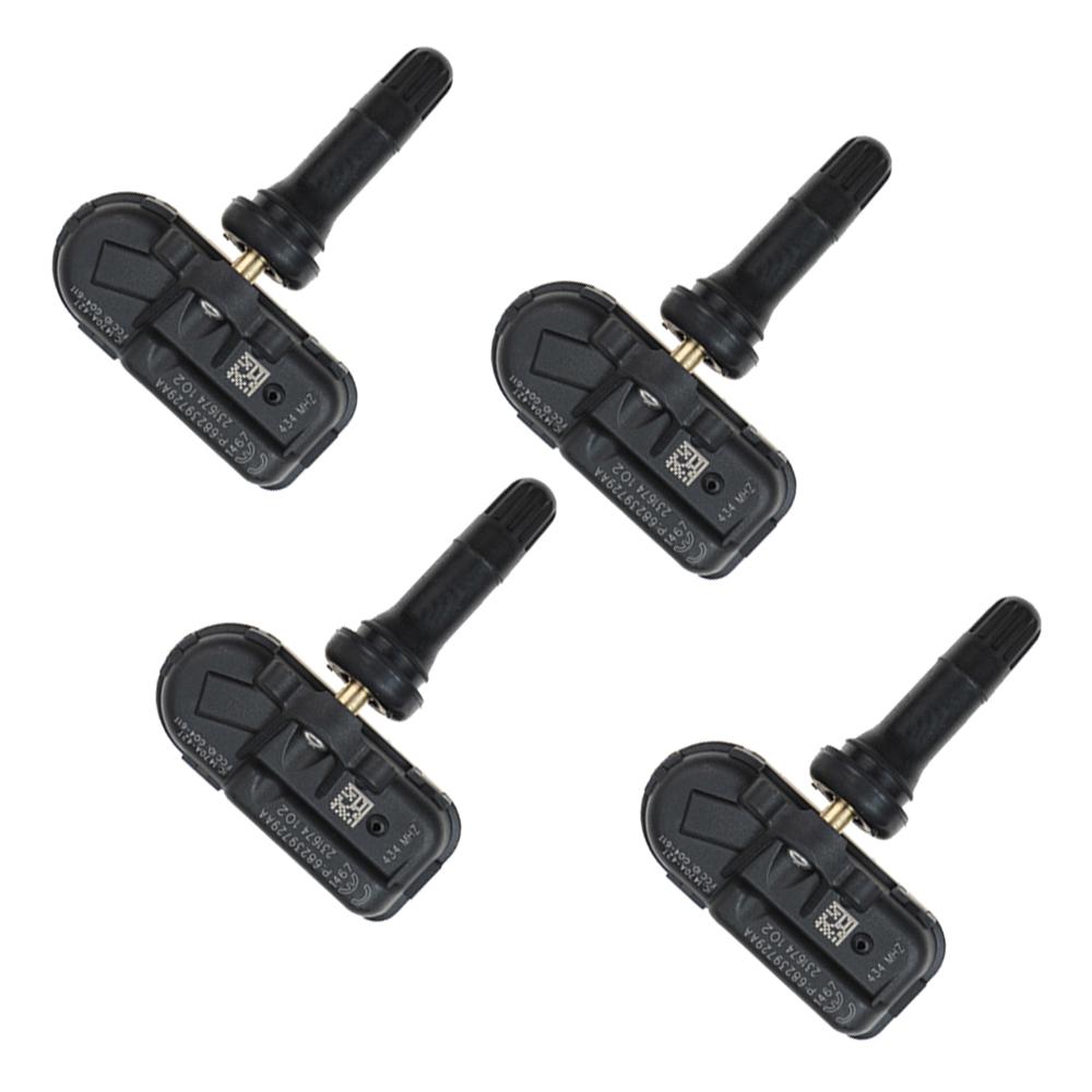 4Pc 68186572AA Tire Pressure Sensors For Dodge Ram 1500 2500 3500 2014-2018 For Jeep Cherokee 2014-2018 Tire Gauge Car Accessory