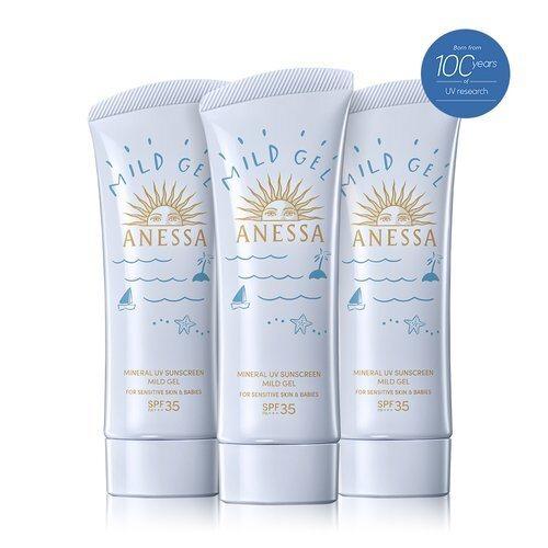 ANESSA ANESSA Mineral UV Sunscreen Mild Gel 90g (3 шт.)_636371