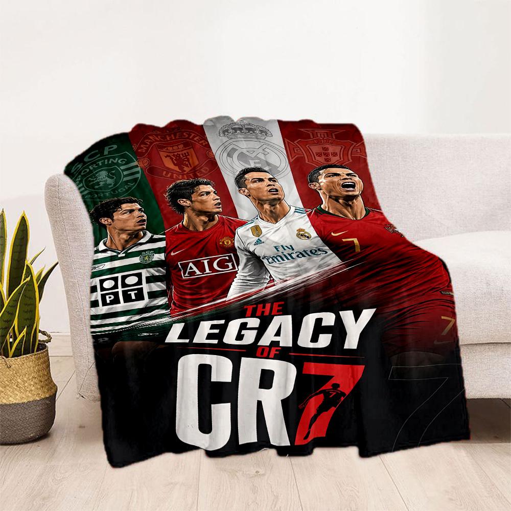 Cristiano Ronaldo Blanket Soft Cozy Perfect For Bed Seaside Livingroom For All Seasons Modern Style Ideal Gift For Birthday Valentine'S Day