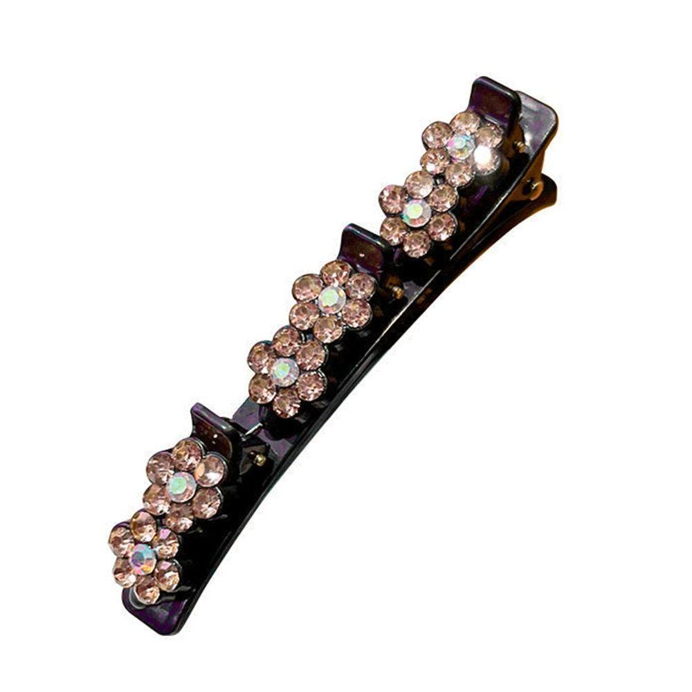 Каменные заколки для волос Заколка для волос с цветком Заколки для плетения волос Заколки для волос со стразами Заколка-невидимка Зажим-уточка