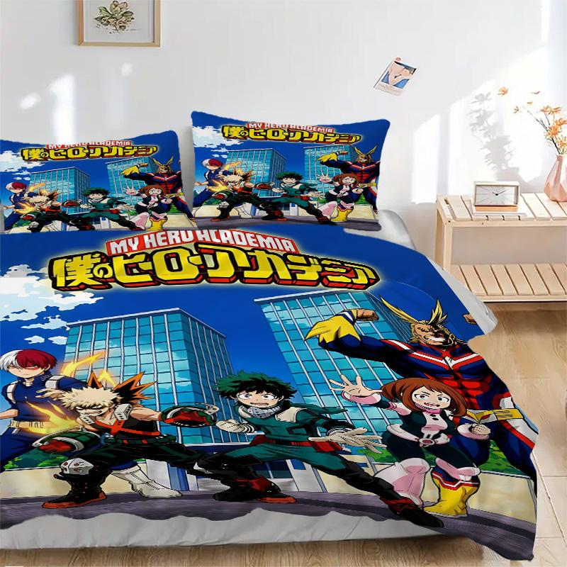 Heroic Adventures Print 3Pcs Bedding Setduvet Cover With 2 Bedropillowcase Home Birthday Gift