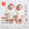 Babyprints Комплект из 2-х хлопковых боди с длинным рукавом и запахом для новорожденных