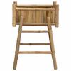 Bamboo Garden Planter with Stand Natural Color 50 x 38 x 74 cm