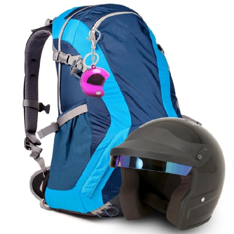 Helmets Pendant Backpack Ornament Gift for Birthday Christmas Motorcycle Helmets Keychain Keyring Key Chain Pendant