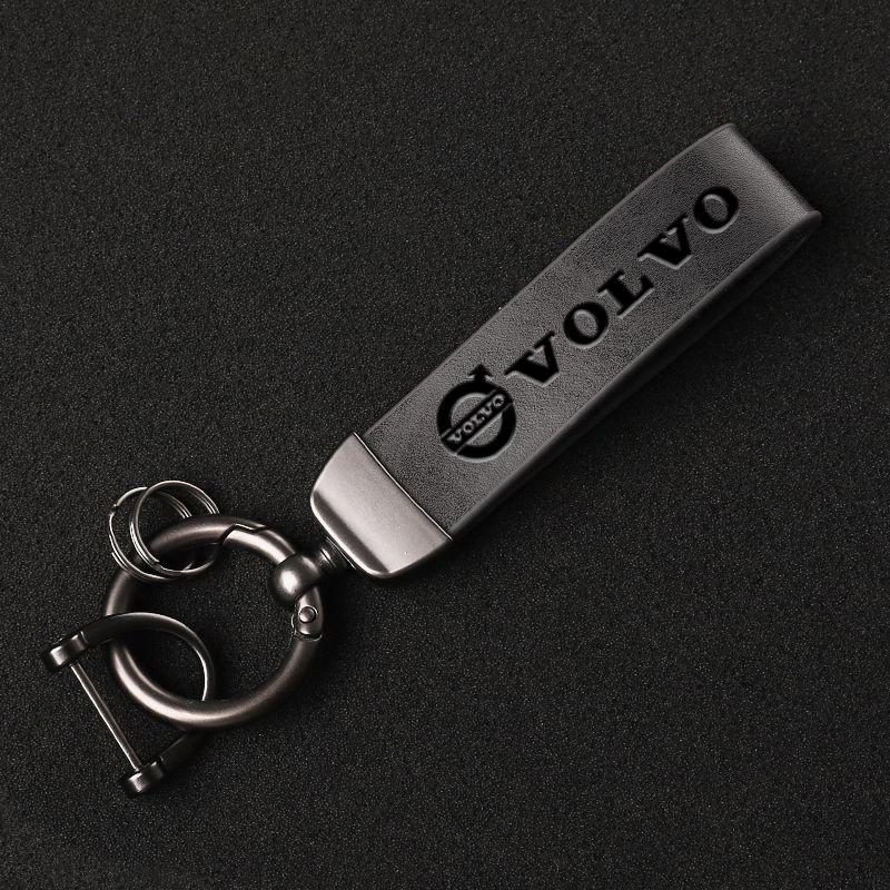 Ретро Брелок для ключей автомобиля Кожаные брелки Автоаксессуары Для Volvo XC90 V90 V60 XC60 V40 S80 S60 S90 C40 XC40 V70 XC70 C30 Rdesign