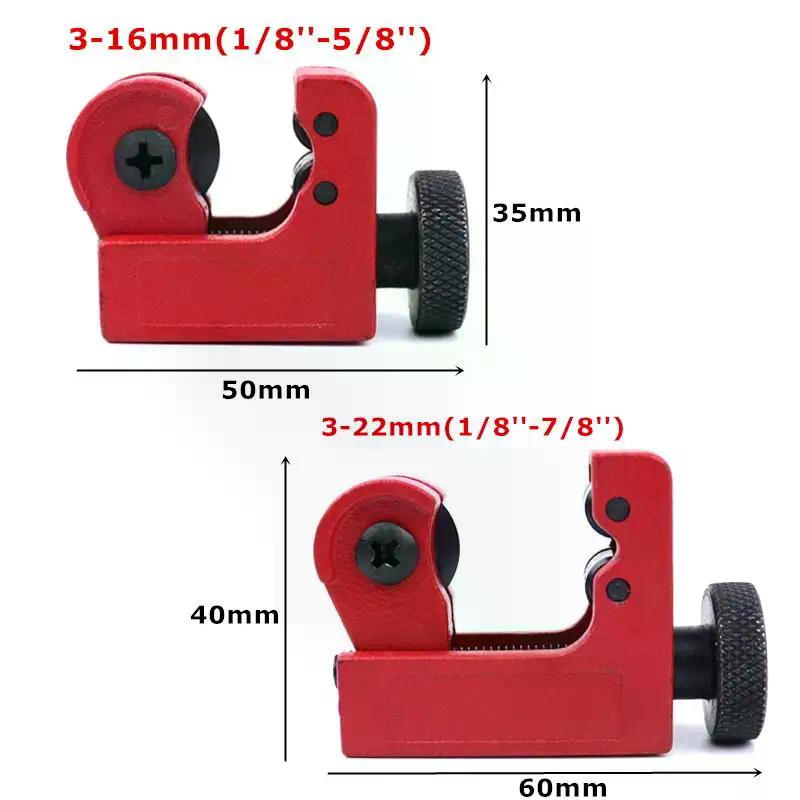 CT-127 Резак 1/8" - 5/8" Мини-резак для трубок Мини-резак для медных, алюминиевых, железных, металлических трубок толщиной от 1/8" до 5/8" Нож-резак для трубок