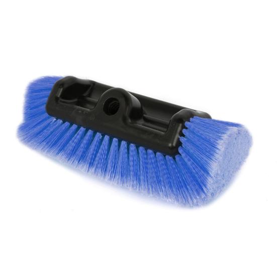 Car Cleaning Brush with Soft Synthetic Bristles Telescopic Handle Built-in Hose Attachment Car Wash Brush