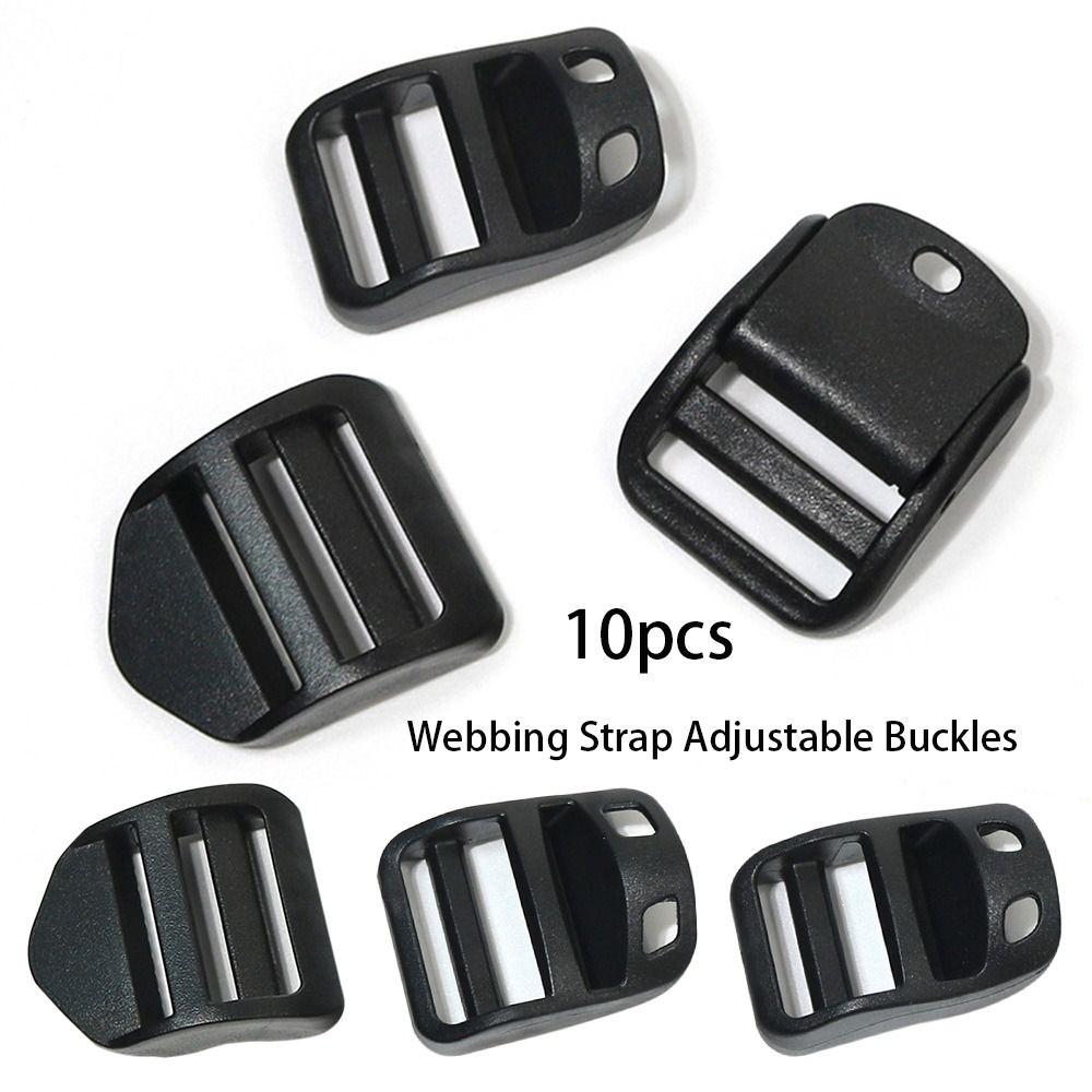 Outdoor Sport Bag Hook Webbing Strap Buckle Backpacking Release Parts Adjustable Slider Fastener