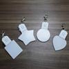 LED Light Sublimation Ornament Blanks for DIY Crafts and Christmas Decoration Clear Acrylic Heart Shaped Keyring Pendant