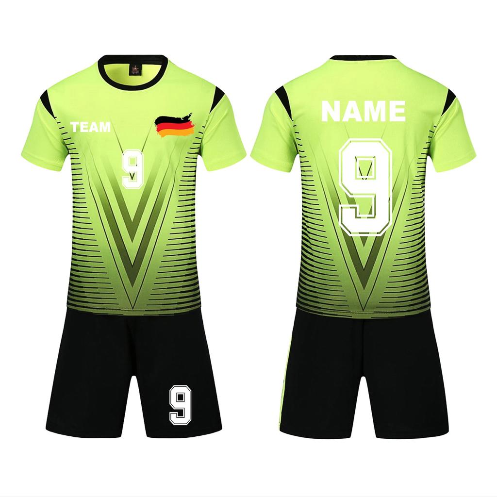 Personalised Shirts Kit Mens Girls With Name Number Custom Football Jerseys For Boys Training Suit