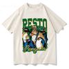 Pesto Penguin T Shirt New Fashion Men Harajuku Aesthetic Retro Tshirt Unisex High Quality Vintage Casual Sand Cotton Tees Shirts