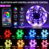 Светодиодная лента RGB 5 В – SMD 5050 Bluetooth Music Sync, 24-кнопочный пульт дистанционного управления, гибкая лампа для телевизора, спальни, рождественского домашнего декора