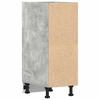 Vidaxl Dolna Szafka Betonowa Szara 30X44,5X81,5 Cm Drewno Klejone
