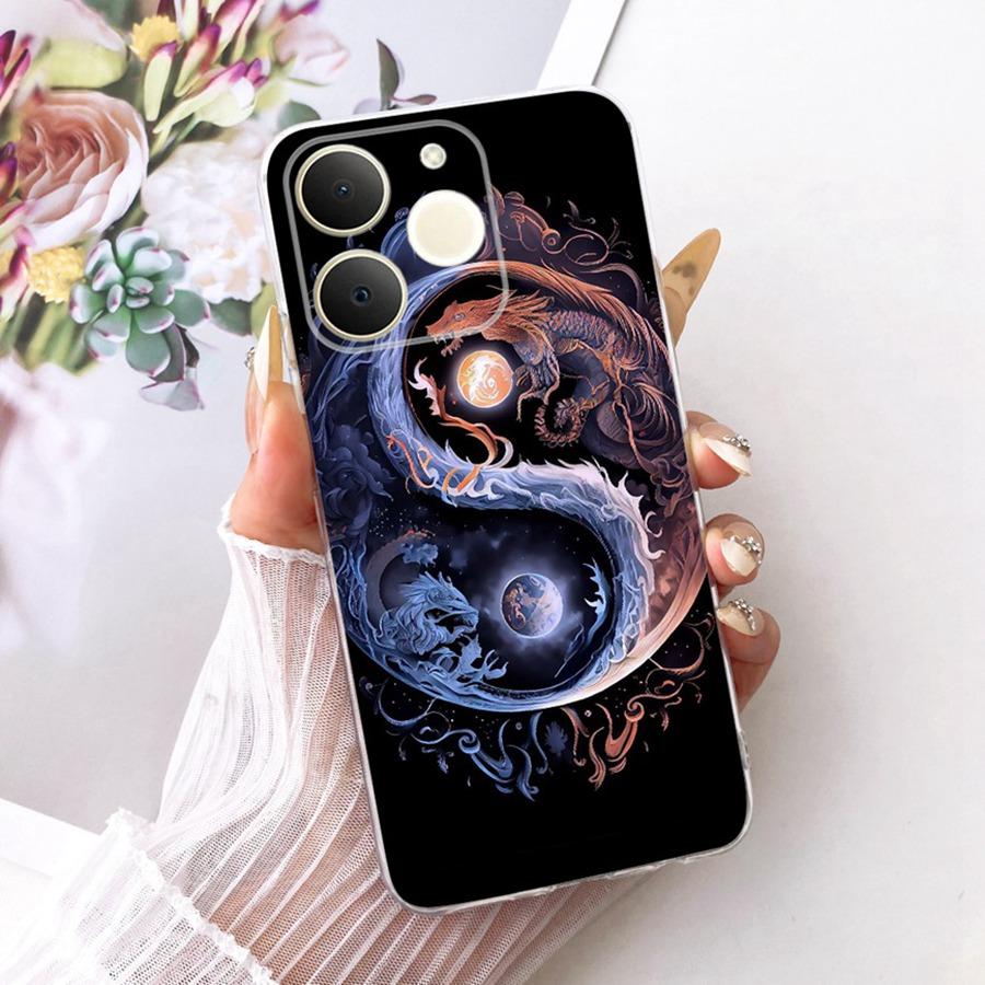 Чехол для телефона Realme Note 70 70T Милый рисунок с мультяшными котами Чехол из ТПУ для Realme Note70T Narzo 80 Lite Мягкий силиконовый Funda