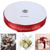 Printing Satin Ribbon Personalized Christmas Xmas Ribbons for Holiday Gifts DecorationsRed