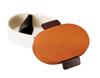 Tatsumiya Tight-Style Wood Grain Oval Bento Box, Small, Urumi, Tight Style, 52902