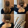 Lady Elegant Pearl  Hairpin Bun Hair Styling Hair Stick Hair Scrunchies Hair Maker Tools Hair Accessories