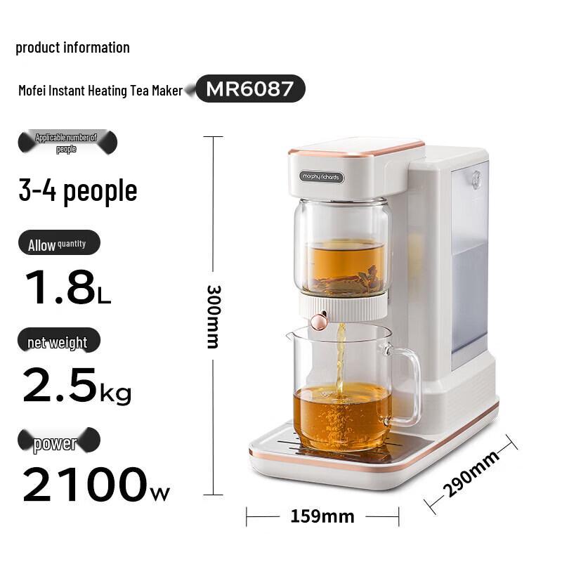 Morphy Richards Instant Hot Water Dispenser and Tea Brewer CN plug (adapter included)