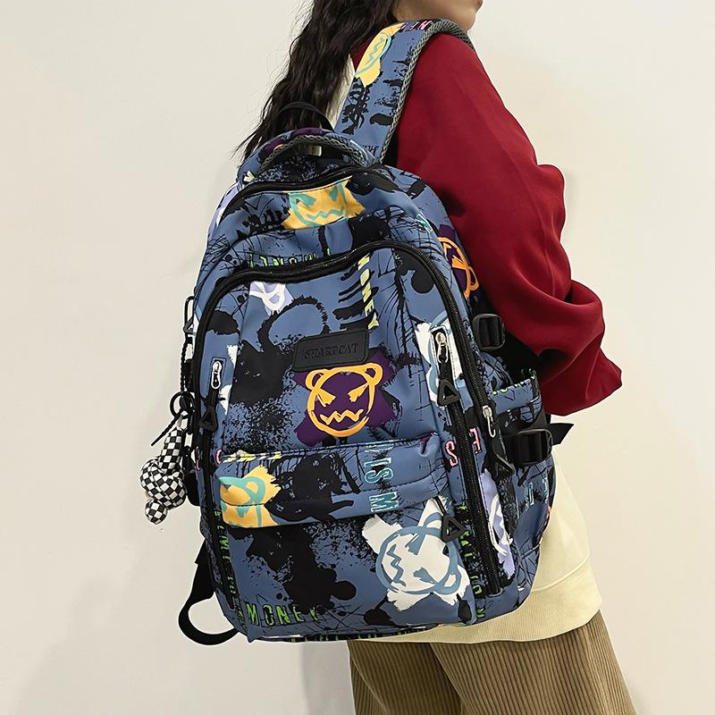 Рюкзак с принтом, женский школьный рюкзак для школьников младших классов, школьный рюкзак