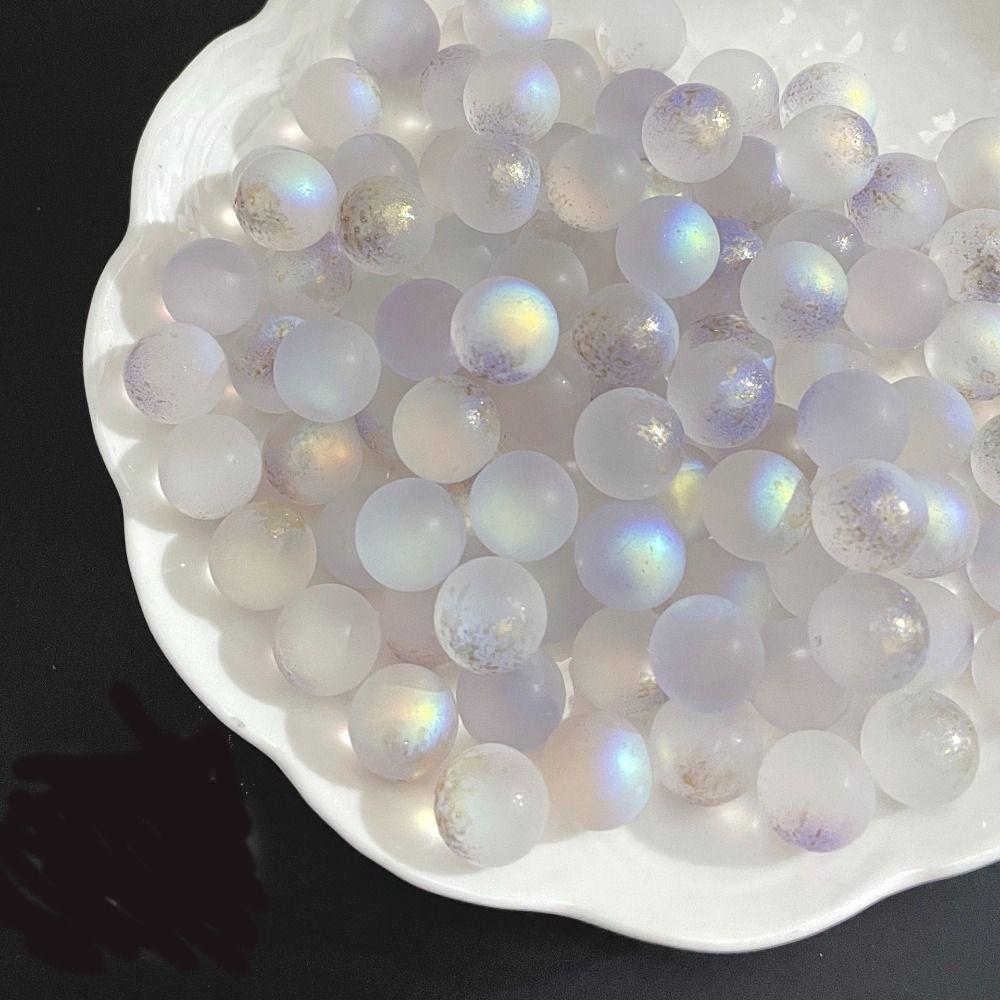 Clear Pinball Machine Charms Glass Beads Aquarium Toy Glass Marbles Balls Fish Tank Vase Decor