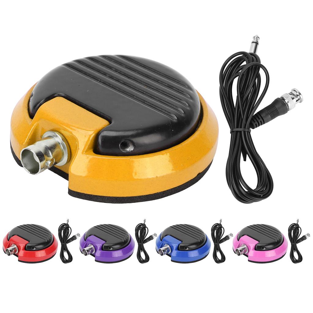 Круглая педаль для татуировки, портативный ножной переключатель для татуировки, аксессуар для контроллера