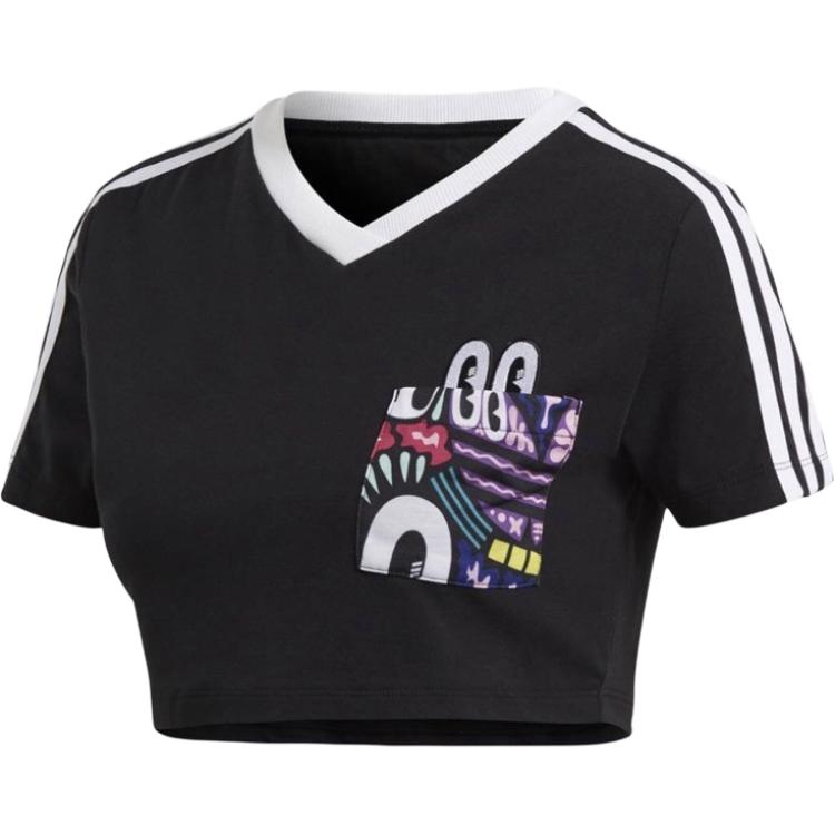 Adidas Originals T Shirt Women's Black DV2658