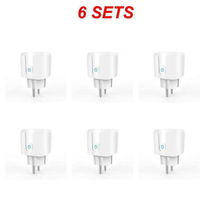 EWelink WiFi Smart Socket 20A EU Plug с мониторингом мощности и таймером розетки Умный дом Голосовое управление с Alexa Google Home Alice