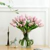 1 букет искусственных тюльпанов домашний сад свадебная цветочная композиция настольный декор