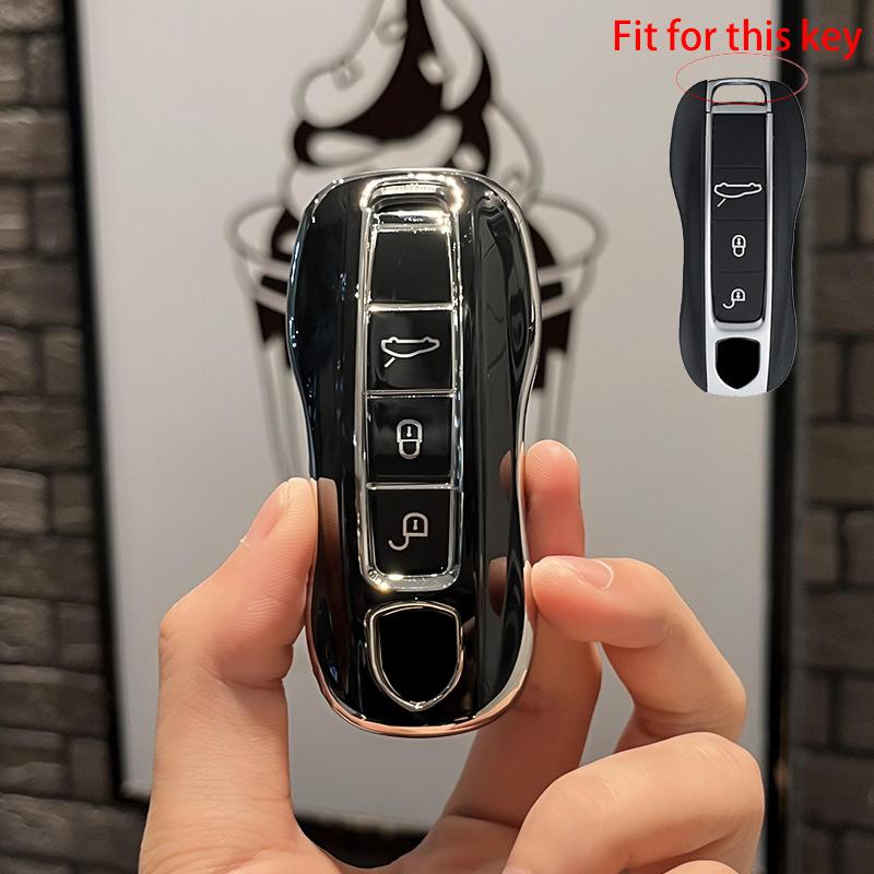 Мягкий чехол для ключей из ТПУ для Porsche 911 970 997 991 996 958 918 991 Panamera Carman Macann Bobst Cayenne Boxster с дистанционным управлением