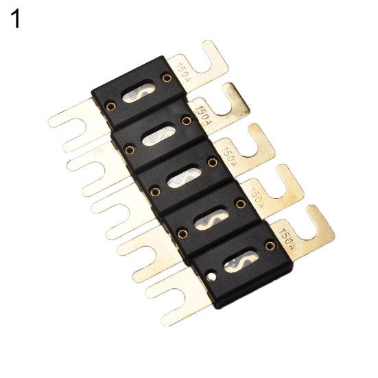5Pcs Car Automotive Auto Audio Amp Amplifier Gold Plated 150/200/300A Anl Fuse