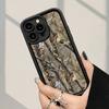 Модный чехол для телефона с дизайном лесного камуфляжа, подходит для iPhone 17 16 15 14 13 12 11 Pro/Max/Plus, противоударный и защищающий от падений