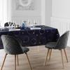Nappe - Fete etoilee - 150 x 300 cm - Polyester - Infroissable - Antitache