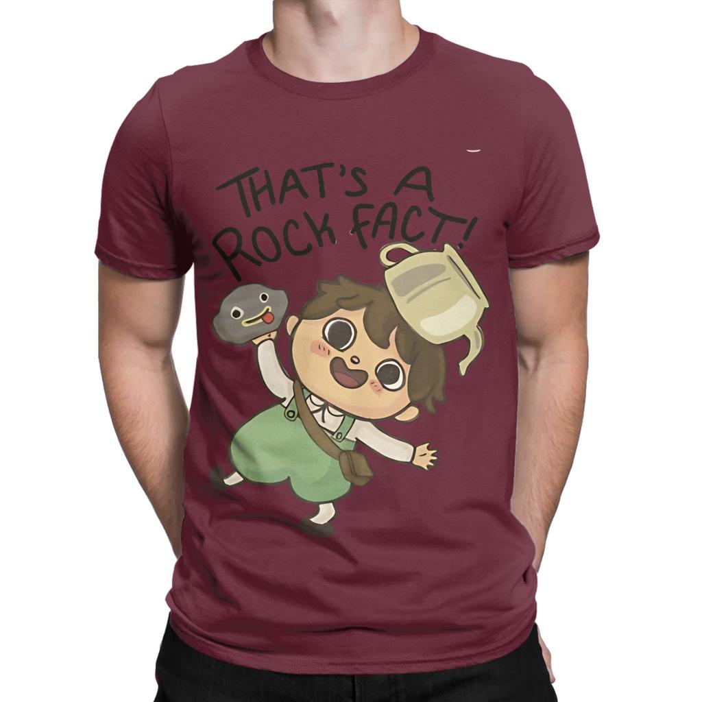 Greg Rock Fact oOver the Garden Wall Graphic 100 Cotton TShirt oOver the Garden Wall Tops Tees For Unisex