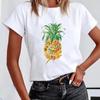 Short Sleeve Leopard Love Letter Trend Women's Print Tee Top Summer Fashion Tshirt Woman Female Basic T Clothing Graphic T-shirts