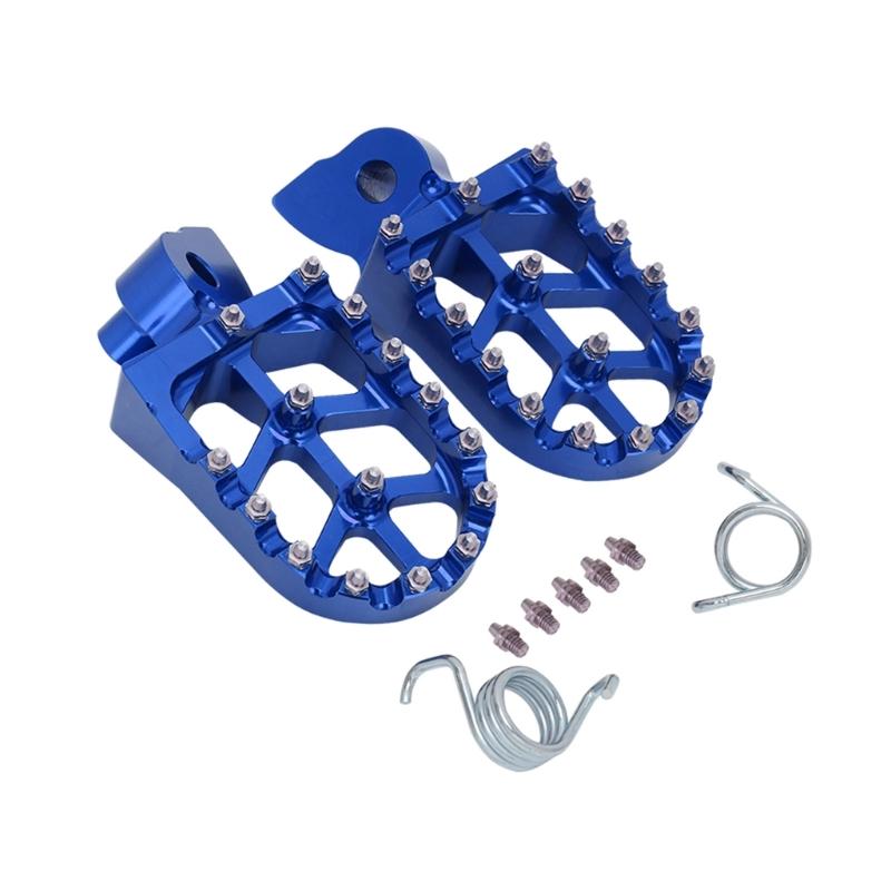 Подножка, педаль, подножка, аксессуары для мотоциклов для YZ/YZF/WR/85/125/250/400/426/450F, алюминиевые подножки, красные/синие/черные